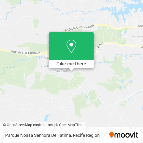 Parque Nossa Senhora De Fatima map