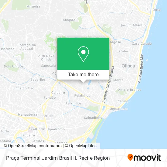 Praça Terminal Jardim Brasil II map