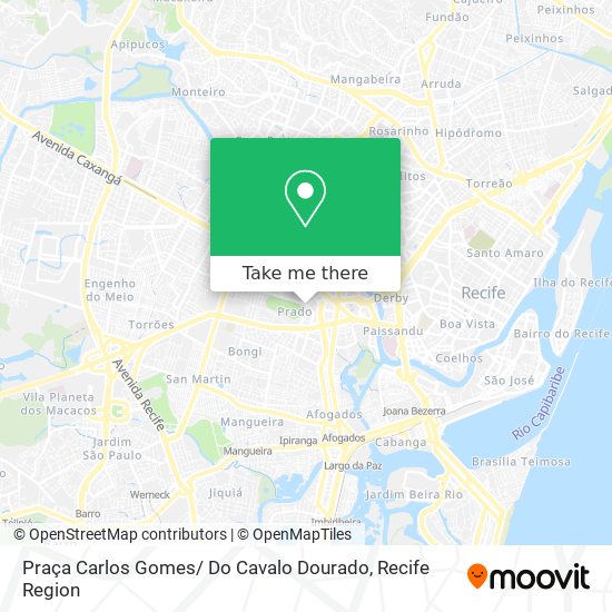 Praça Carlos Gomes/ Do Cavalo Dourado map