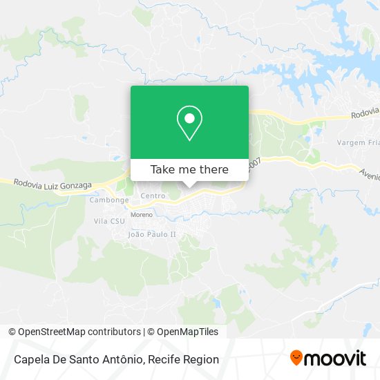 Capela De Santo Antônio map