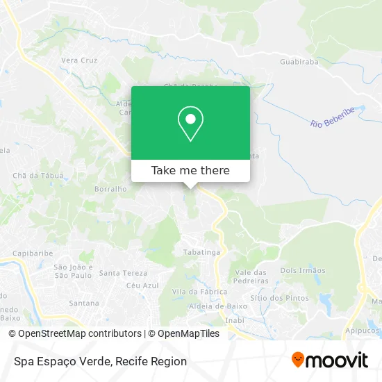 Spa Espaço Verde map
