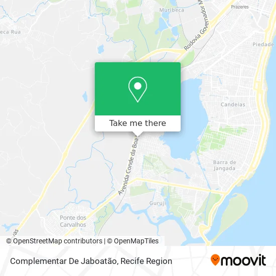 Complementar De Jaboatão map