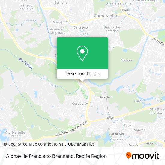 Alphaville Francisco Brennand map