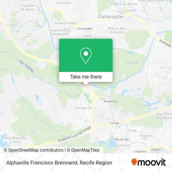 Alphaville Francisco Brennand map