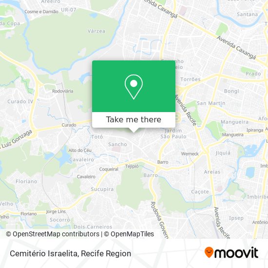 Cemitério Israelita map