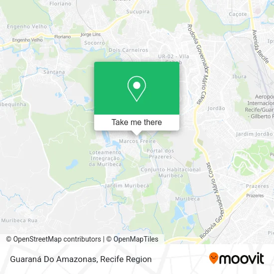 Guaraná Do Amazonas map