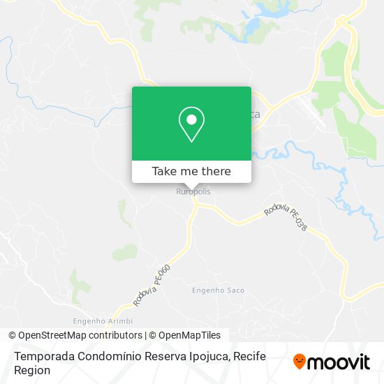 Temporada Condomínio Reserva Ipojuca map