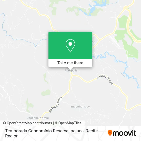 Temporada Condomínio Reserva Ipojuca map