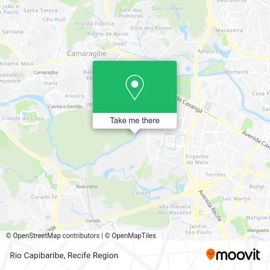 Rio Capibaribe map