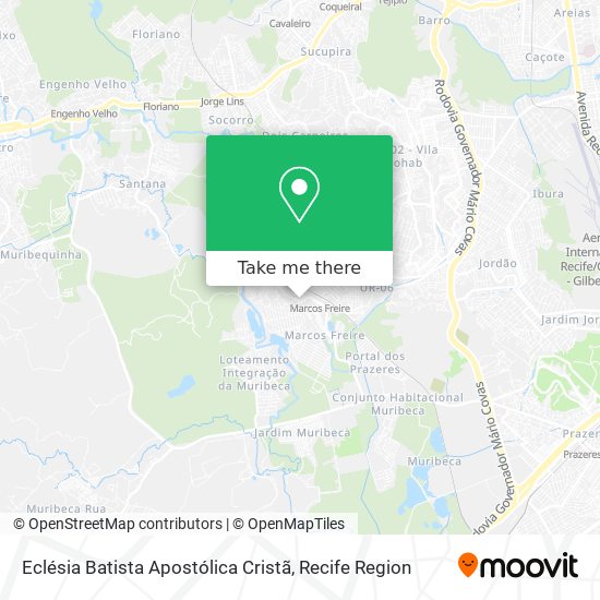 Eclésia Batista Apostólica Cristã map