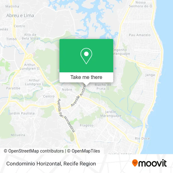 Condominio Horizontal map