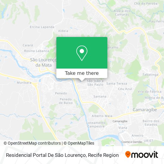 Residencial Portal De São Lourenço map