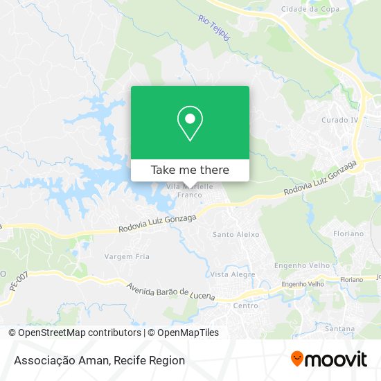 Associação Aman map