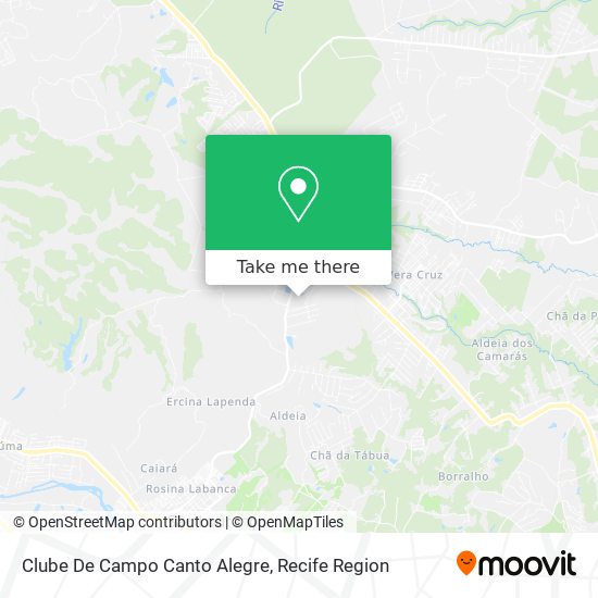 Clube De Campo Canto Alegre map