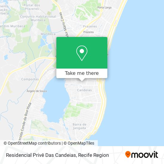 Residencial Privê Das Candeias map