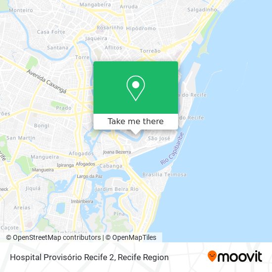 Mapa Hospital Provisório Recife 2