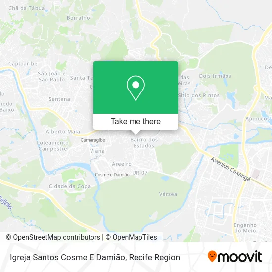 Igreja Santos Cosme E Damião map