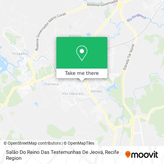Salão Do Reino Das Testemunhas De Jeová map