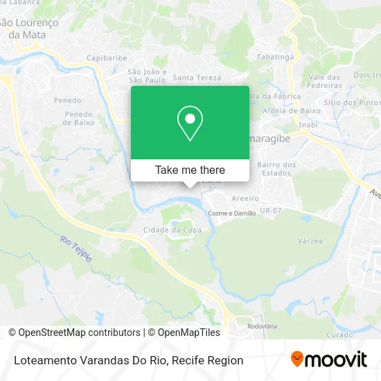 Loteamento Varandas Do Rio map