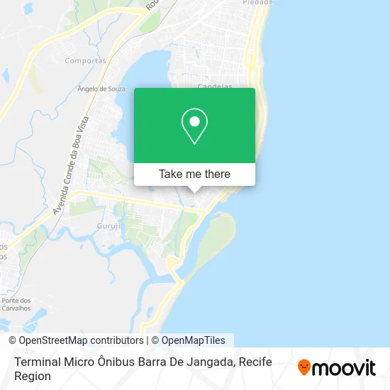 Terminal Micro Ônibus Barra De Jangada map