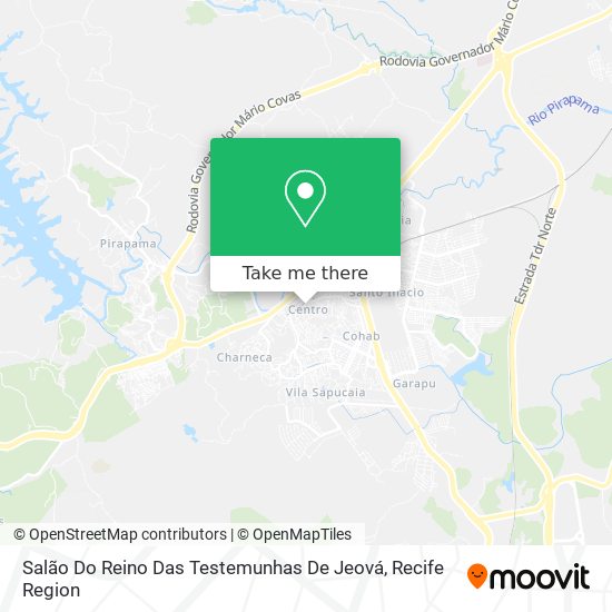 Salão Do Reino Das Testemunhas De Jeová map