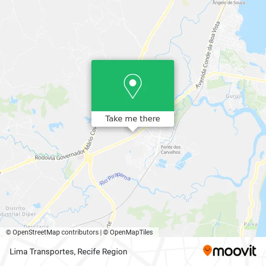 Lima Transportes map