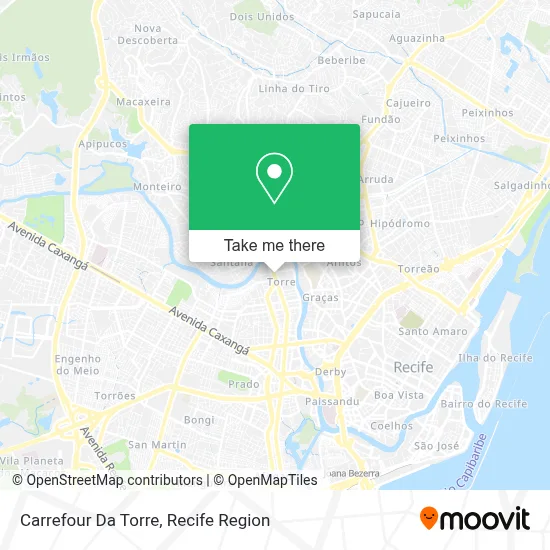 Carrefour Da Torre map