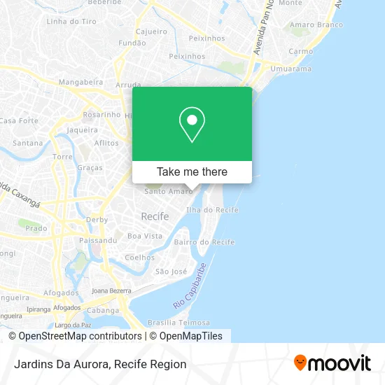 Jardins Da Aurora map