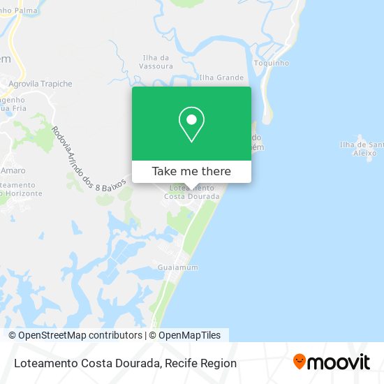 Loteamento Costa Dourada map