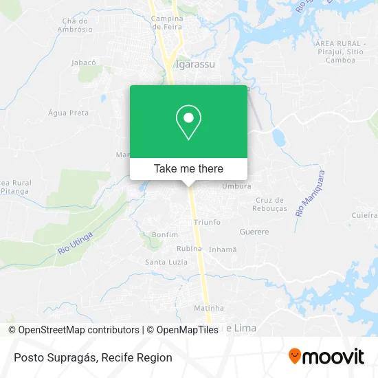 Posto Supragás map