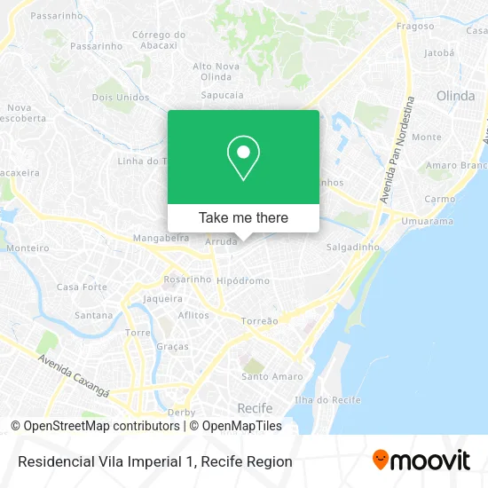 Residencial Vila Imperial 1 map