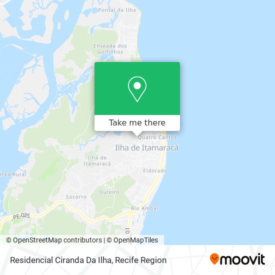 Residencial Ciranda Da Ilha map