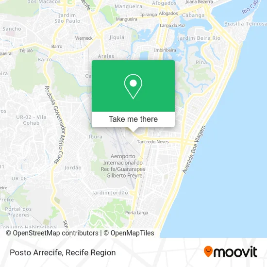 Posto Arrecife map
