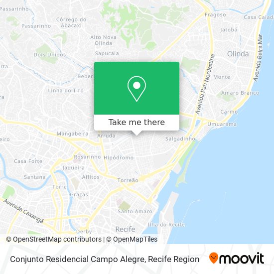 Conjunto Residencial Campo Alegre map