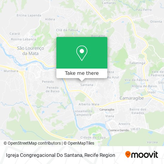 Igreja Congregacional Do Santana map