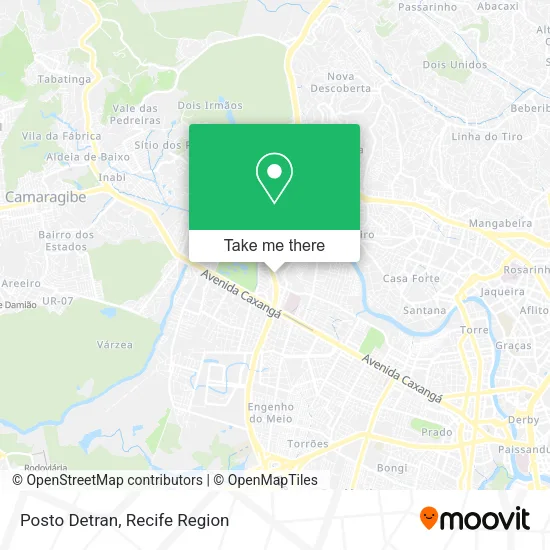 Posto Detran map