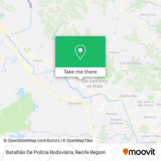 Batalhão De Polícia Rodoviária map