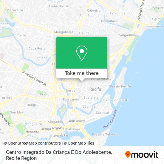 Centro Integrado Da Criança E Do Adolescente map