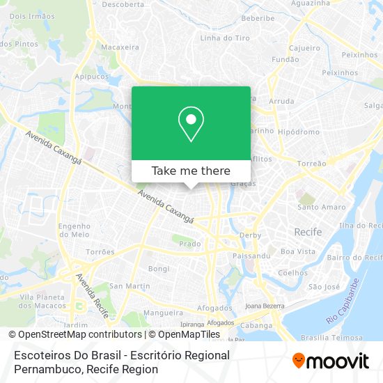 Escoteiros Do Brasil - Escritório Regional Pernambuco map