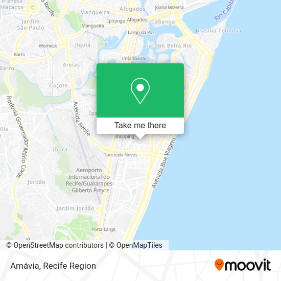Amávia map