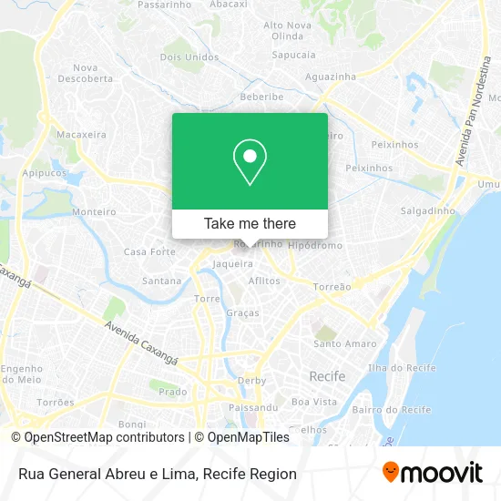 Rua General Abreu e Lima map
