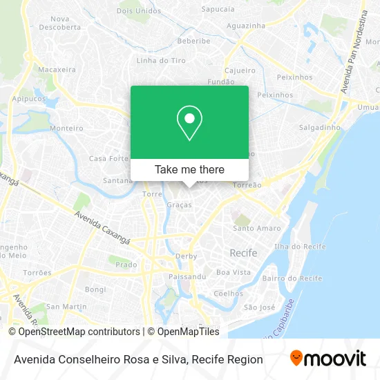 Avenida Conselheiro Rosa e Silva map