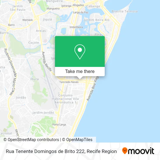 Rua Tenente Domingos de Brito 222 map