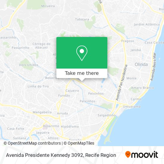 Avenida Presidente Kennedy 3092 map
