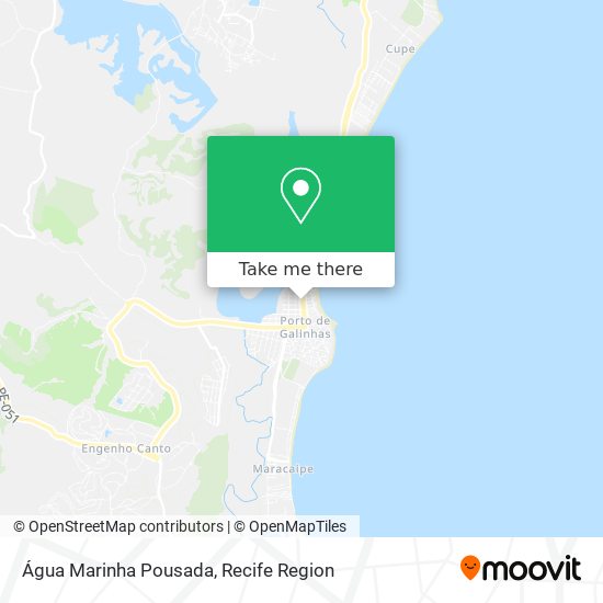 Água Marinha Pousada map