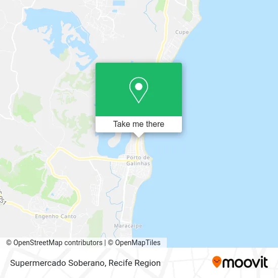 Supermercado Soberano map