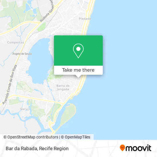 Bar da Rabada map