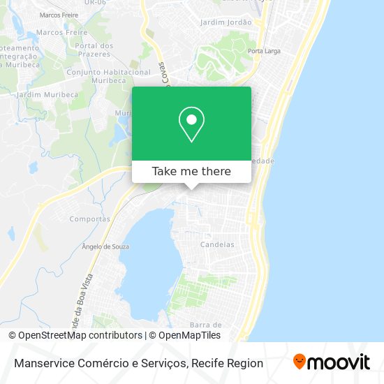 Manservice Comércio e Serviços map