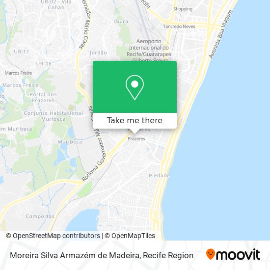 Moreira Silva Armazém de Madeira map
