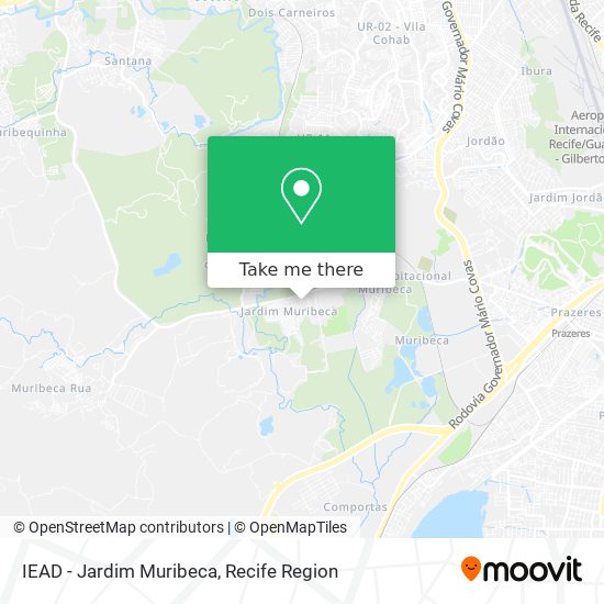 IEAD - Jardim Muribeca map